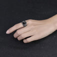 Anillo de sello de ónice negro – imagen 2