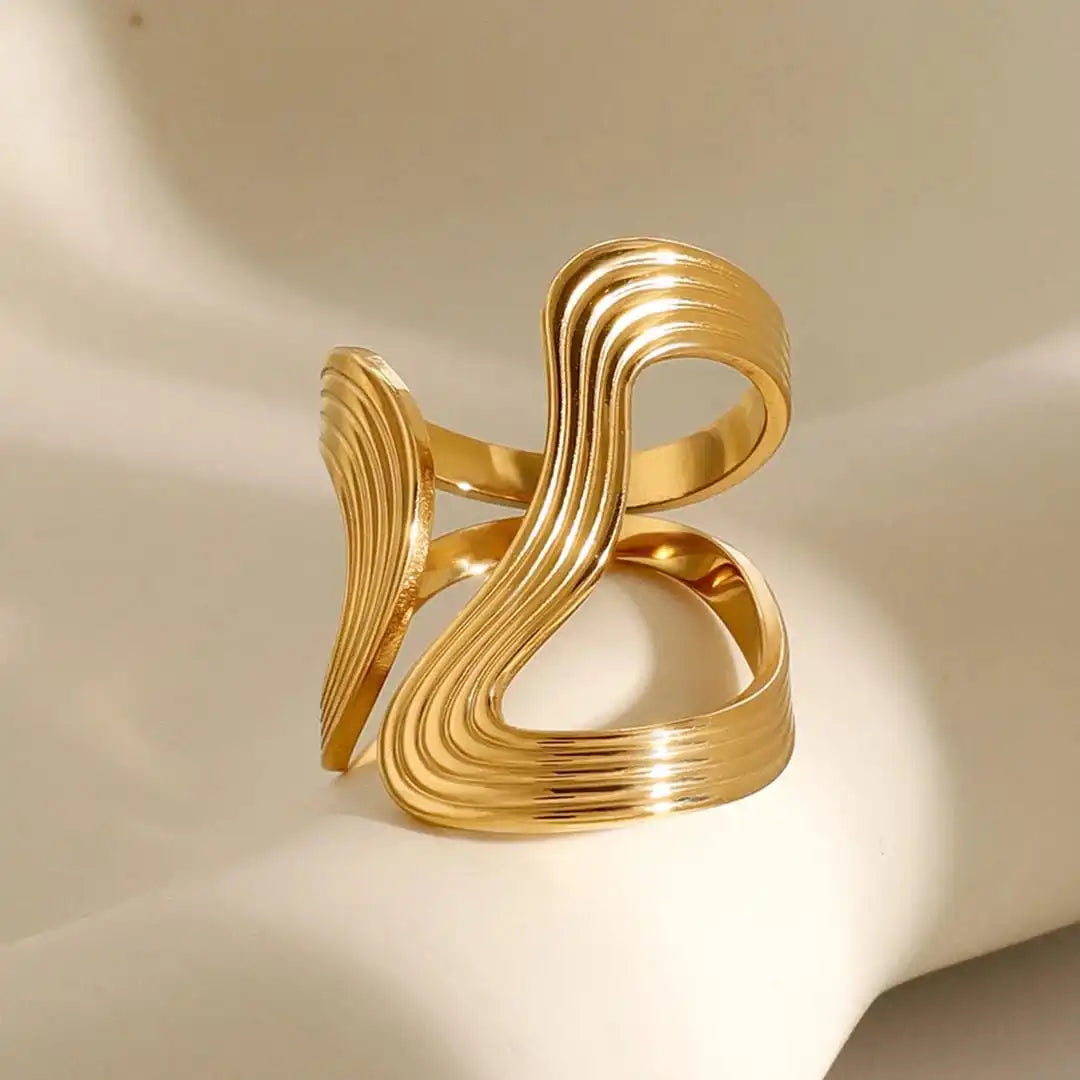 Anillo exquisito de oro con cuentas – imagen 4