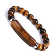 Pulsera elástica de cuentas con barra de piedras preciosas – imagen 8