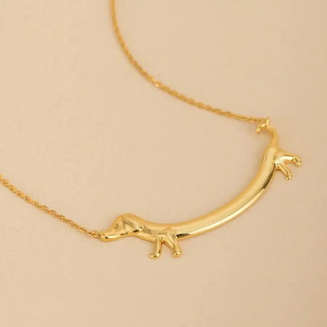 Collar con colgante de teckel – imagen 2