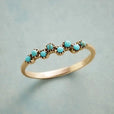 Anillo de turquesa atemporal con cuentas – imagen 2