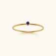 Anillo apilable con piedra preciosa – imagen 10