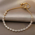 Pulsera ajustable de piedras geométricas – imagen 2