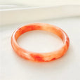 Pulsera acrílica semitransparente