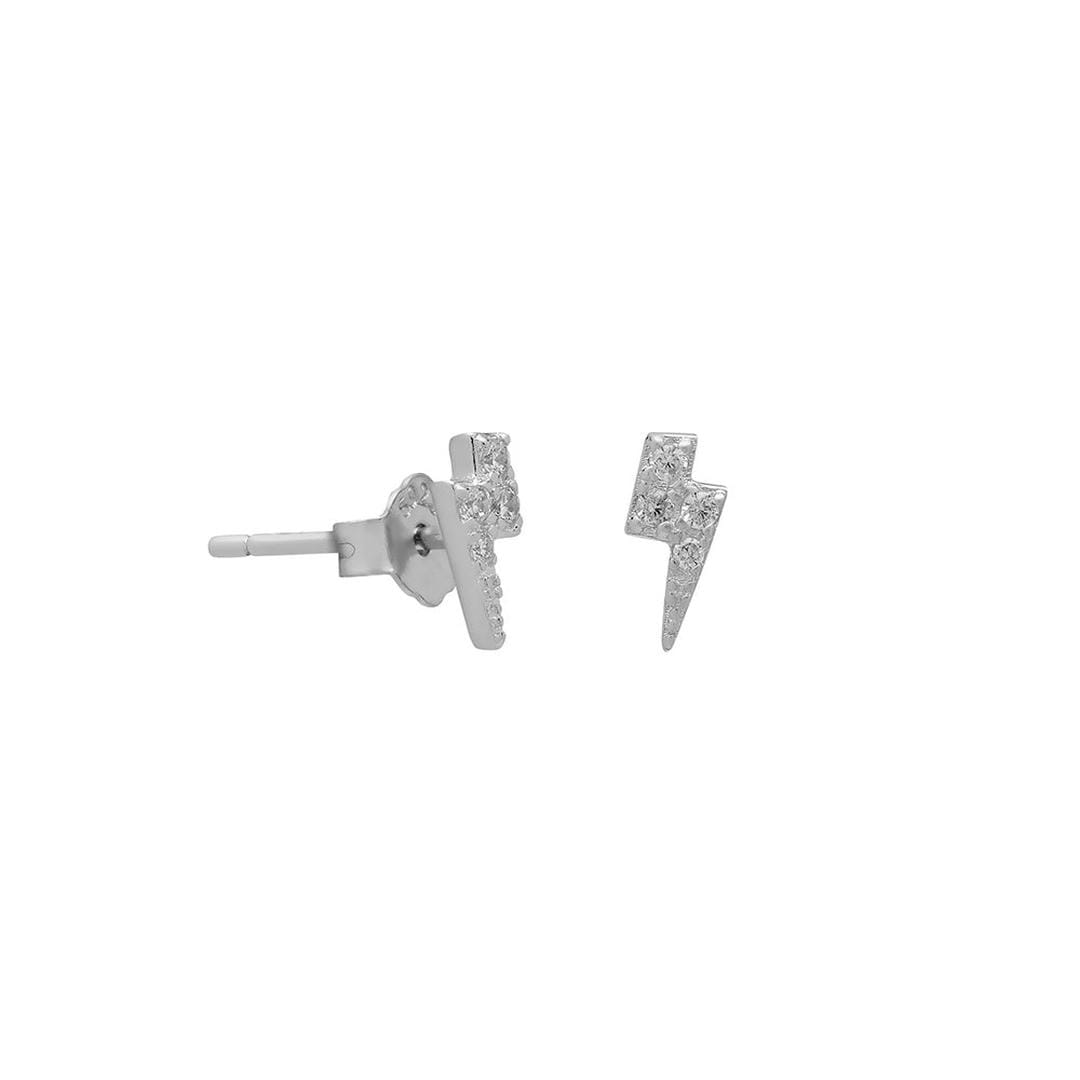 Pendientes de botón micro con rayo – imagen 3