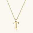 Collar vintage dorado con inicial – imagen 25