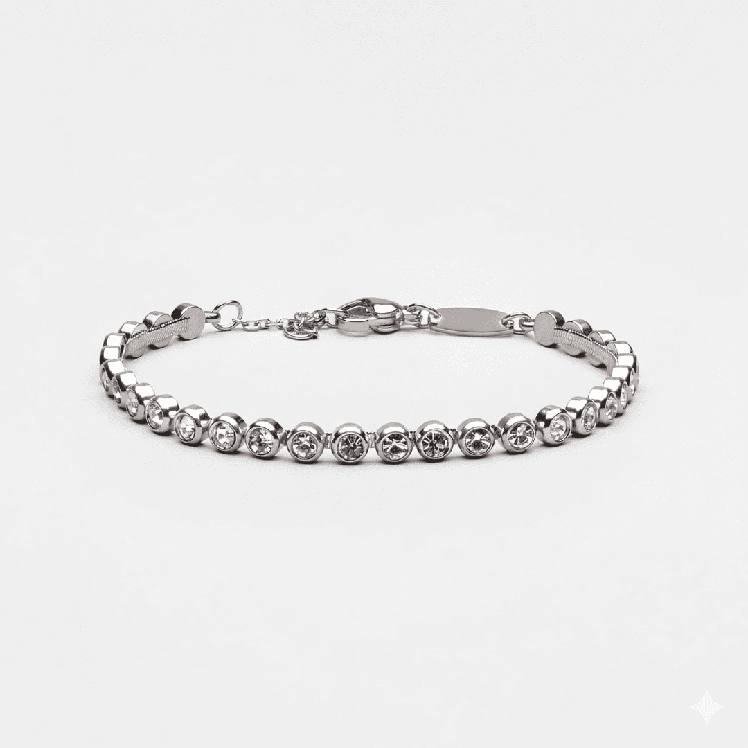 Pulsera de tenis clásica en plata o oro – imagen 3