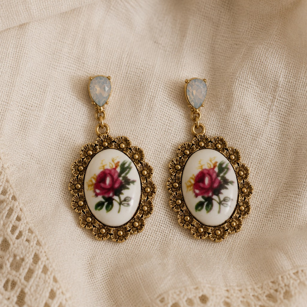 Pendientes colgantes Elegancia Atemporal — Carmen, Lucía & Rocío