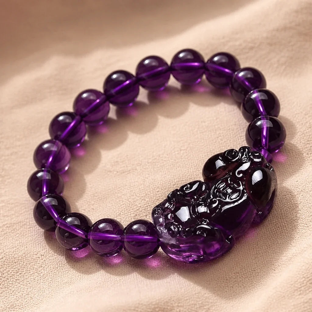 Pulsera tribal de cuentas con Pixiu – imagen 2