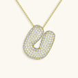 Collar con inicial Bubble de cristales – imagen 23