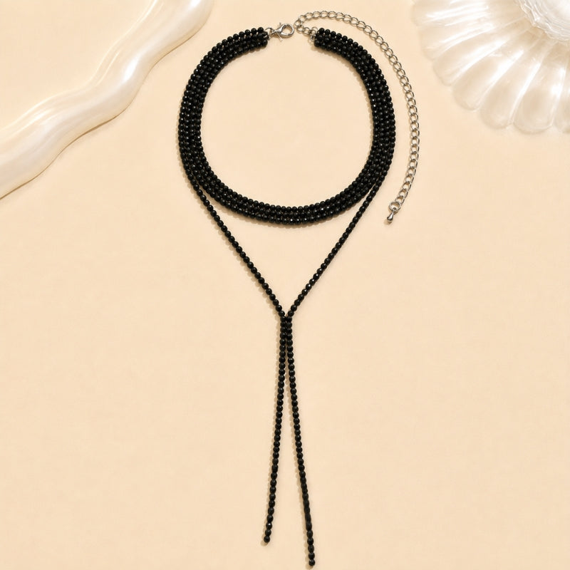 Collar de borla llamativo y regio – imagen 2