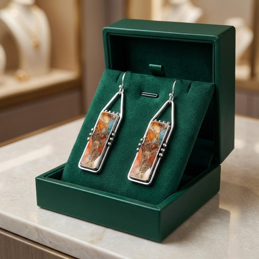 Pendientes de ámbar natural – imagen 2