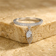 Anillo angelical atemporal de circonita – imagen 2