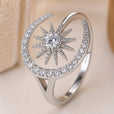 Anillo Luna y Sol atemporal – imagen 2