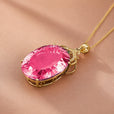 Collar exquisito con dije de cristal – imagen 2