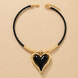 Collar majestuoso con colgante de corazón – imagen 2