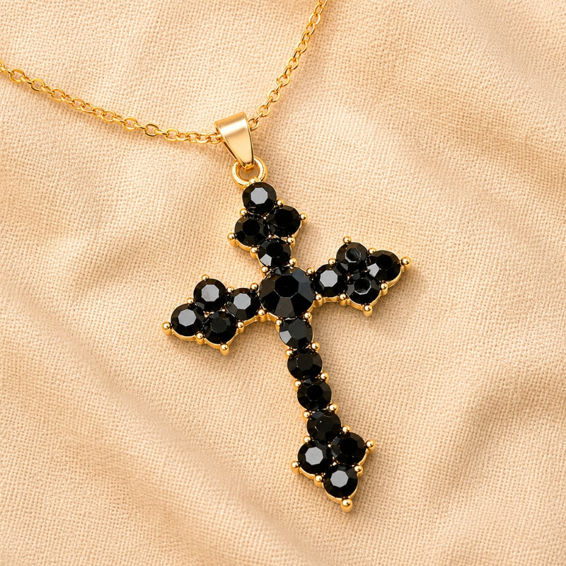 Collar con colgante de cristal brillante – imagen 2