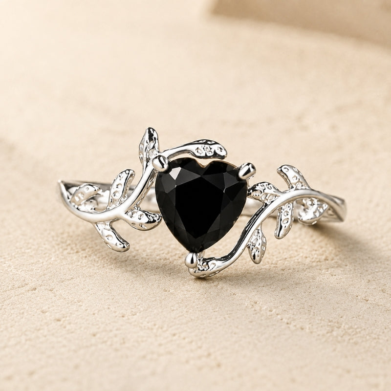 Anillo sofisticado de corazón llamativo – imagen 2