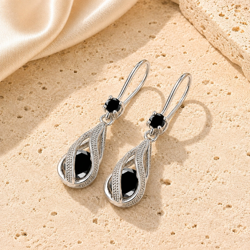 Pendientes colgantes de cristal prestigiosos