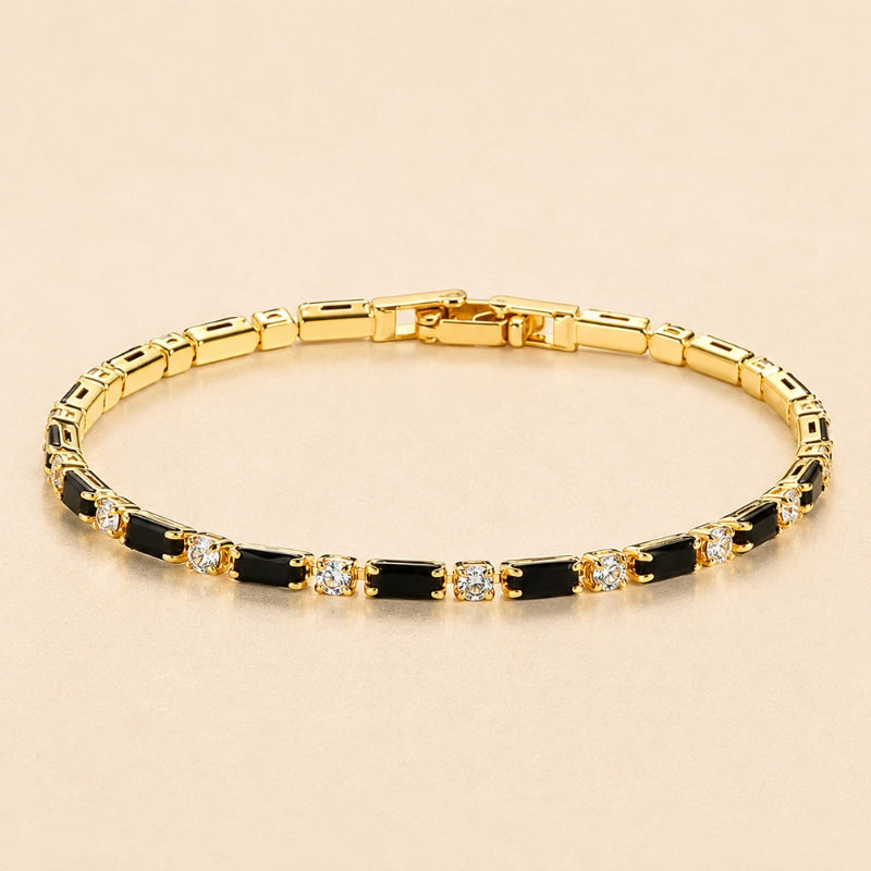 Pulsera tenis majestuosa de circonita