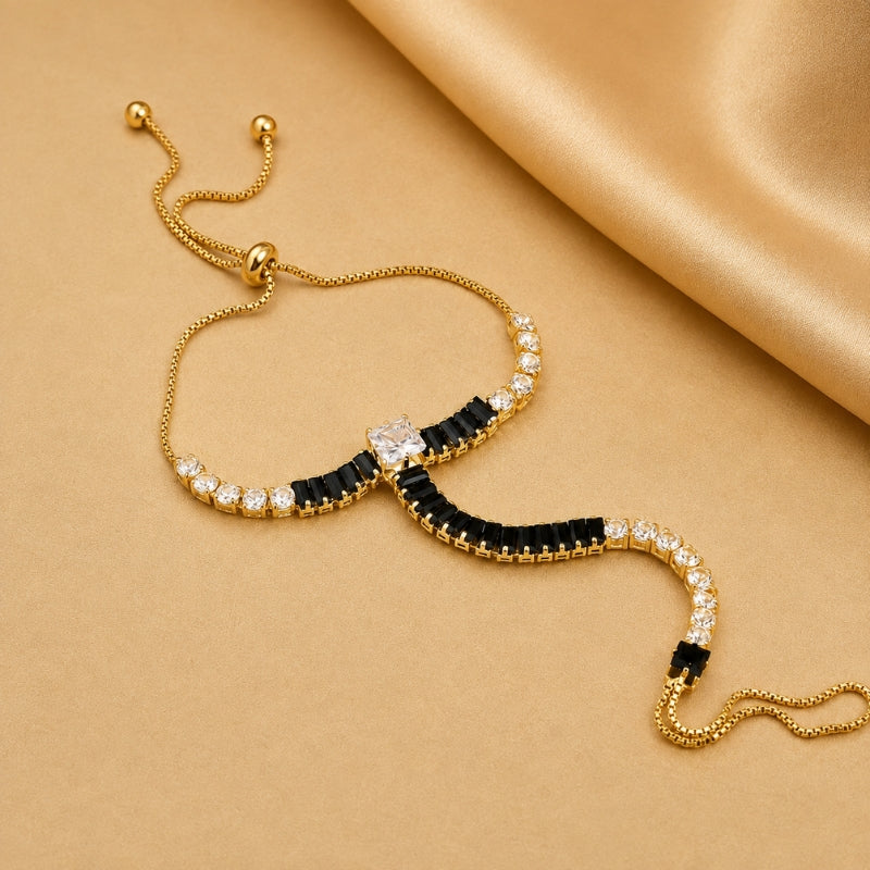 Pulsera de cadena para dedo lujosa