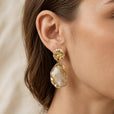 Pendientes de resina etéreos de gota – imagen 3