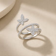 Anillo de moda mariposa lujoso – imagen 2