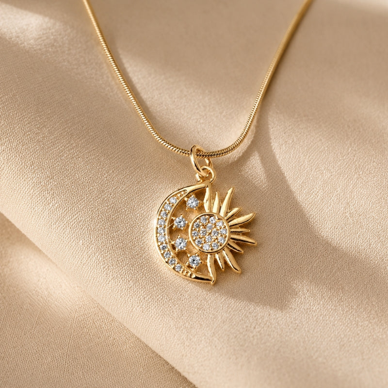 Collar celestial de circonita exquisito – imagen 2