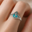 Anillo Árbol de la Vida turquesa – imagen 2