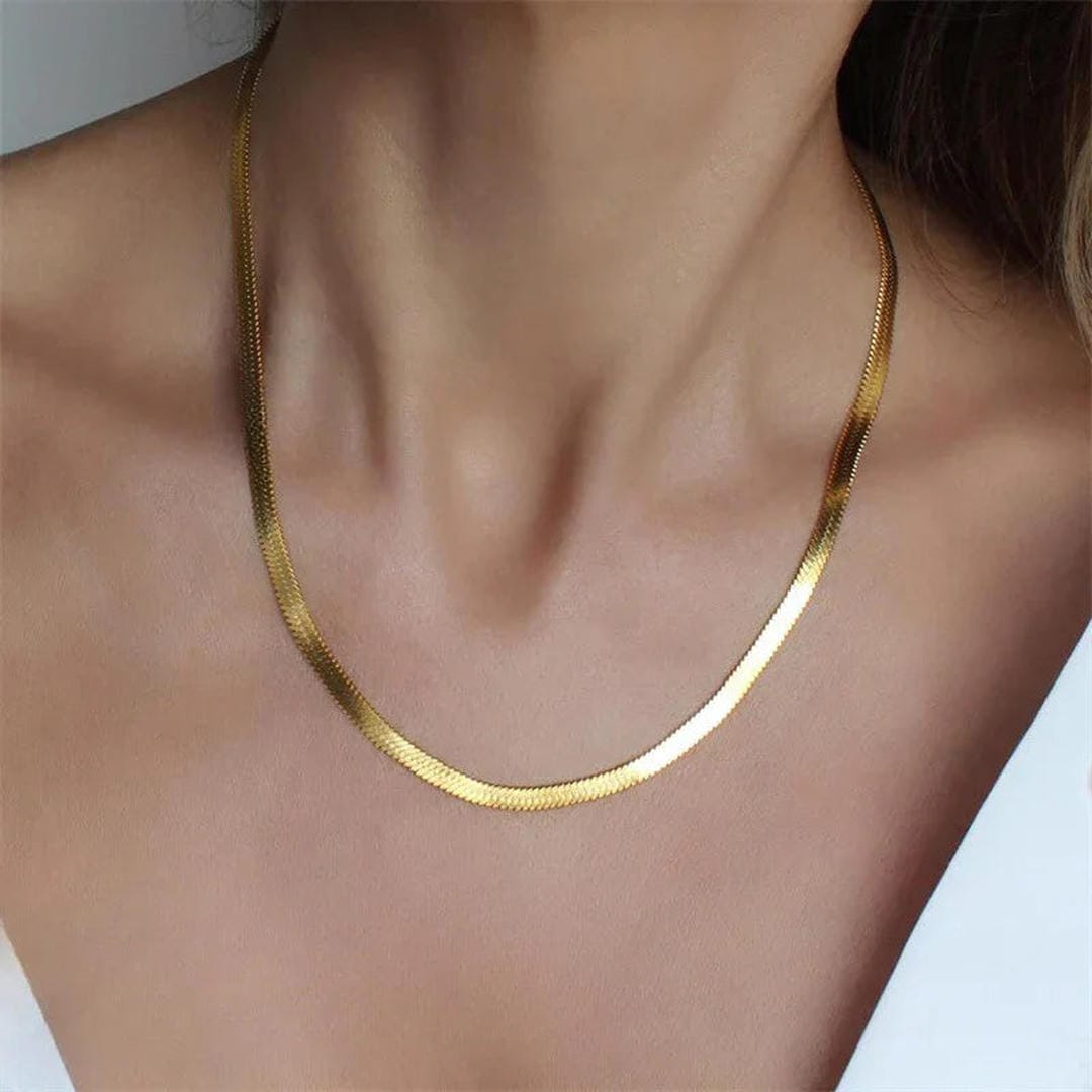 Collar espiga dorado atemporal – imagen 5