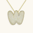 Collar con inicial Bubble de cristales – imagen 25