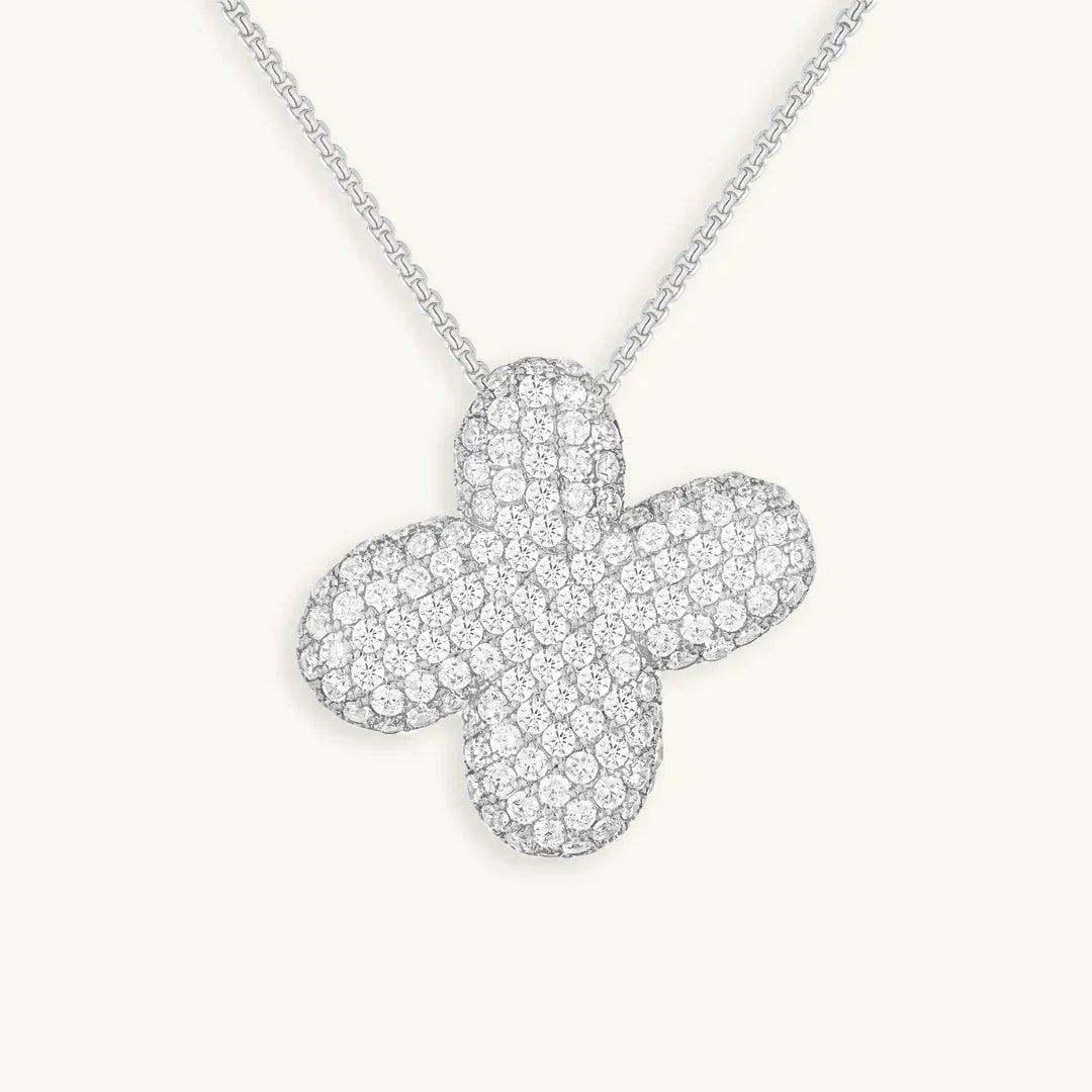 Collar con inicial Bubble de cristales – imagen 55