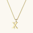 Collar vintage dorado con inicial – imagen 29