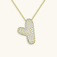 Collar con inicial Bubble de cristales – imagen 30
