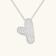 Collar con inicial Bubble de cristales – imagen 56