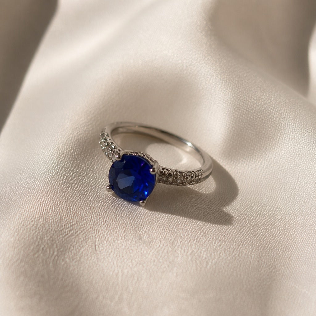 Anillo Eternidad de plata con circonitas — Carmen, Lucía & Rocío