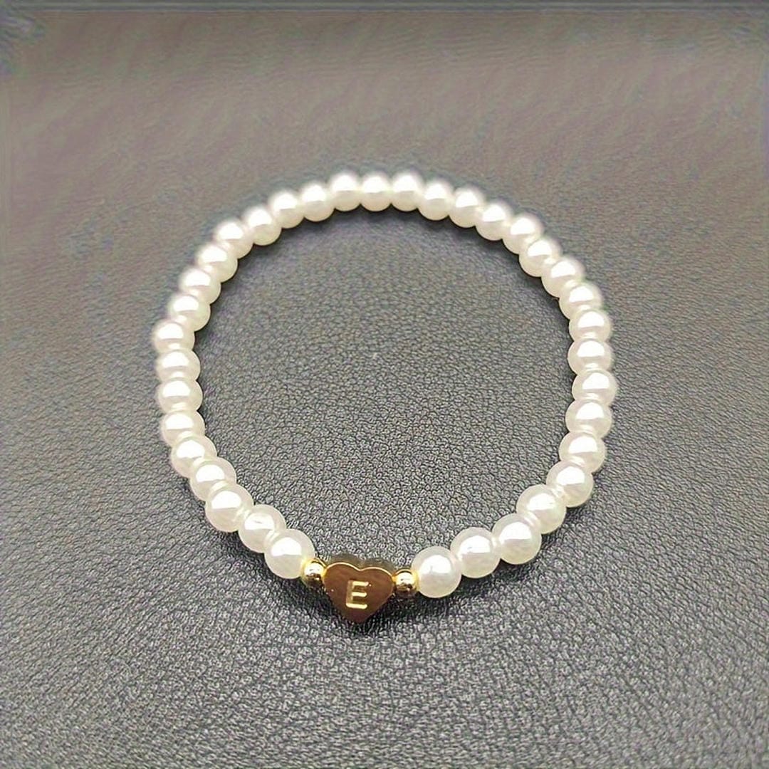 Pulsera de perlas con letras de la A a la Z – imagen 6