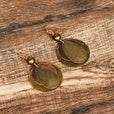 Pendientes colgantes redondos vintage bohemios – imagen 2