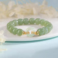 Pulsera de jade verde de tendencia