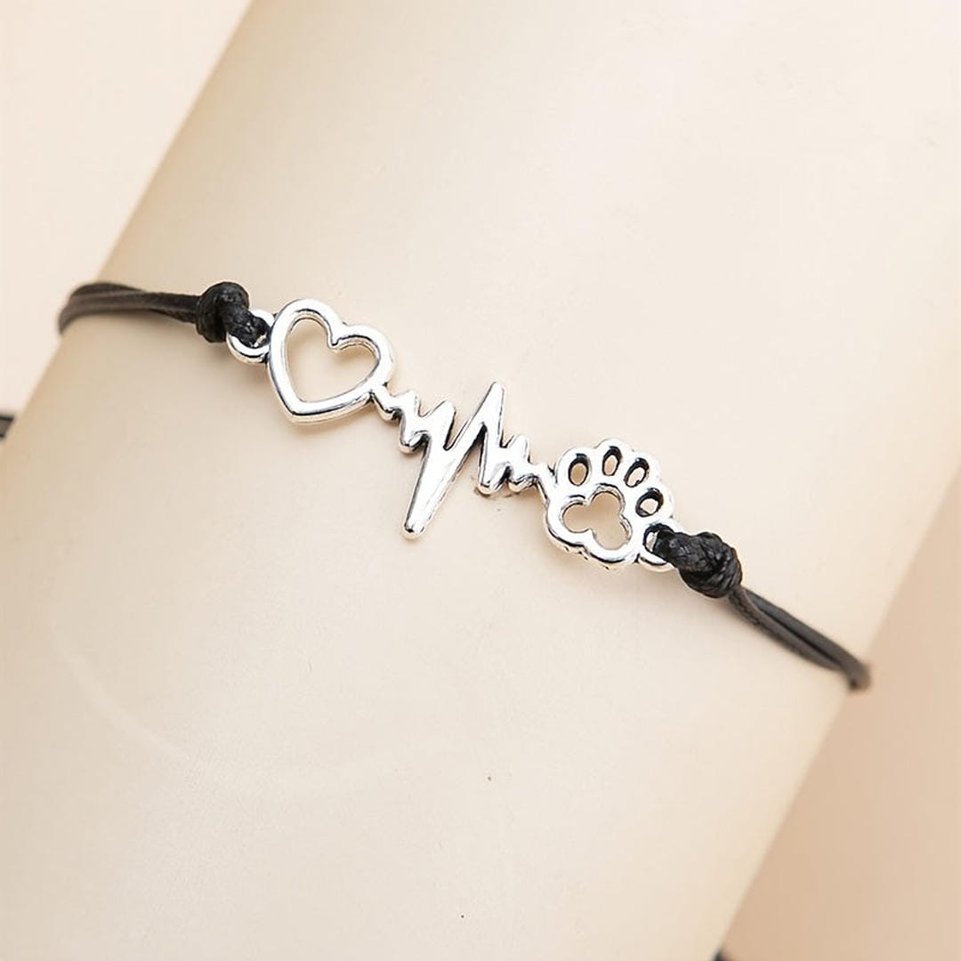 Pulsera Deseo & Oración con forma de latido — Carmen, Lucía & Rocío