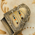 Pendientes bohemios colgantes con cuentas – imagen 2