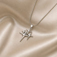 Collar Estrella Polar en oro blanco – imagen 2