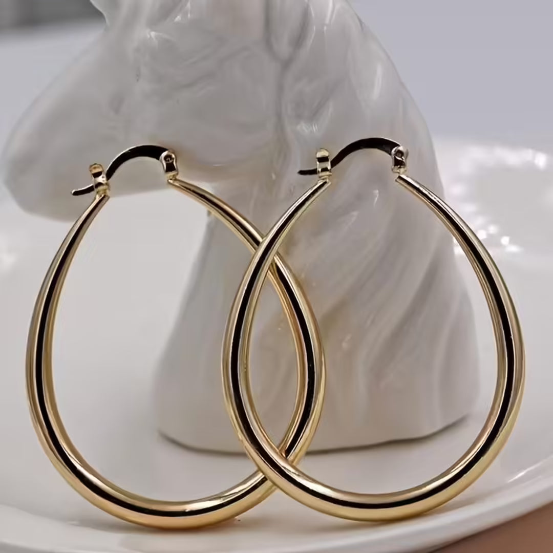 Pendientes vintage dorados exclusivos – imagen 2