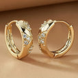 Pendientes bohemios dorados de moda – imagen 2