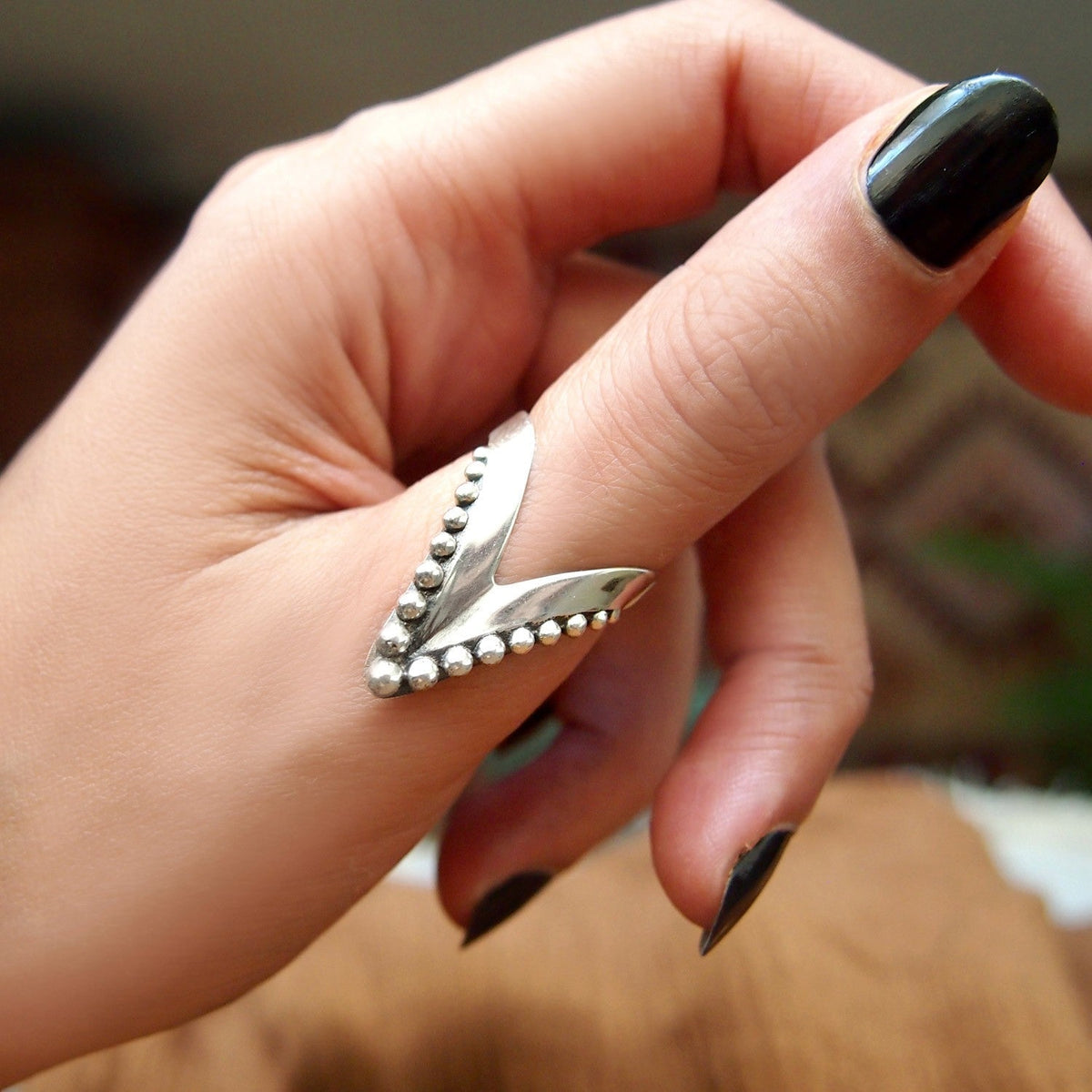 Anillo chevron de pulgar de cuerpo entero – imagen 3