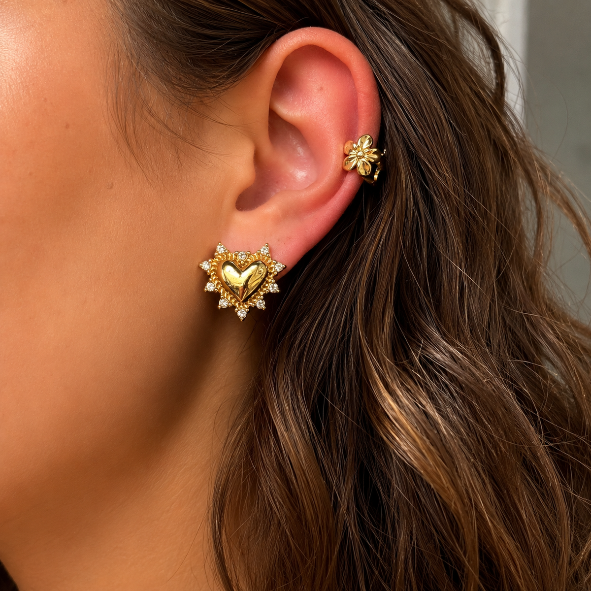 Ear cuffs Flora – imagen 3