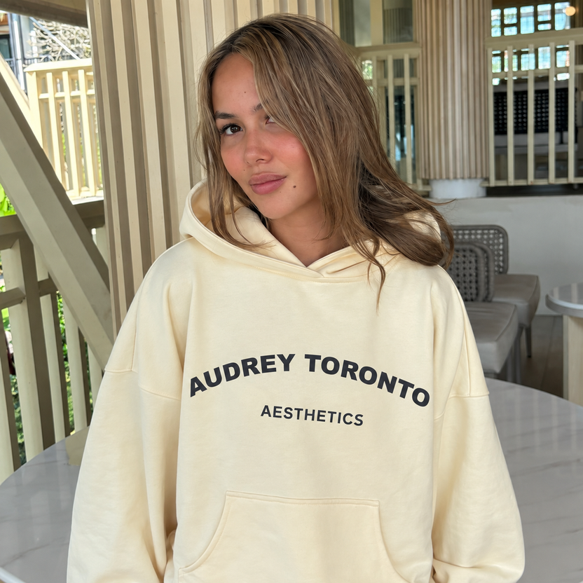 Sudadera Aesthetic - Crema