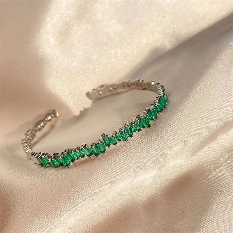 Pulseras con esmeralda incrustada Carmen, Lucía & Rocío – imagen 2