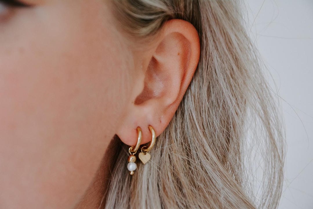 Pendientes Deslumbrantes blanco perla de Carmen, Lucía & Rocío