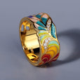 Anillo mosaico con gemas Aurora